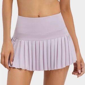 Gold hinge Lilac Mini Skirt